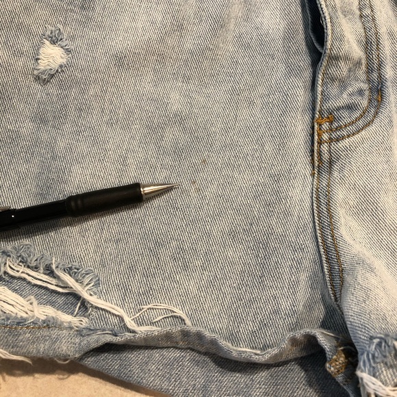 ⭐️ Brandy Melville High Rise Button Fly Jean Shorts - Picture 7 of 11